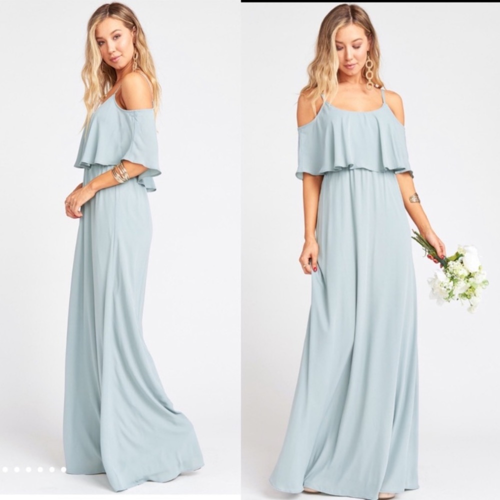 Show Me Your Mumu Caitlin Ruffle Maxi Dress